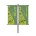 eco friendly lamppost banners