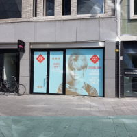 Window advertising graphics