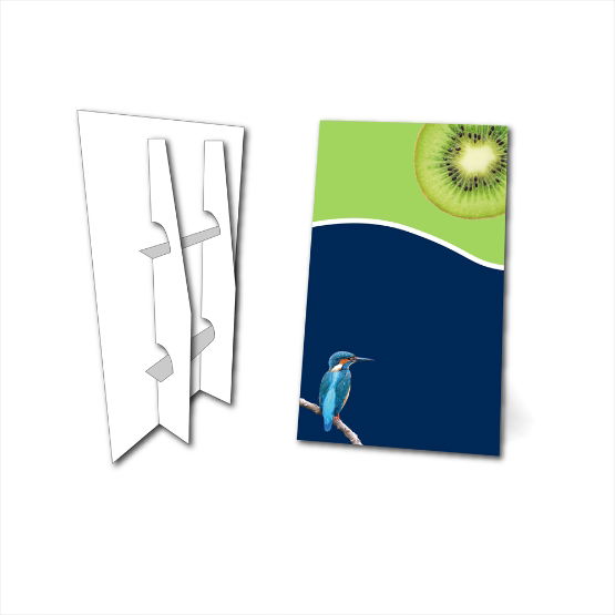 Display Board standing strut card 