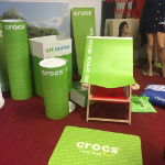 Indoor display graphics for Crocs