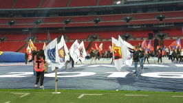 event crowd flags