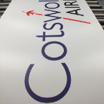 Indoor display graphics - Cotswold Airport