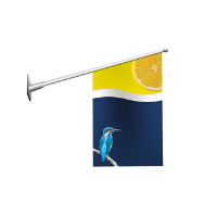 wall mounted flag poles