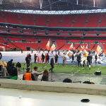 Wembly Pitch Bespoke Handwaving Flags