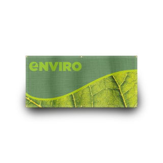 Eco friendly display banners