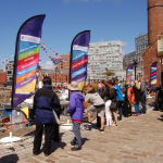 Advertising sailing flags