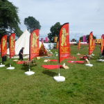 Pom Bear Feather Flags