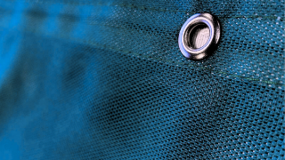 Extra Heavy-Duty PVC Mesh Heras Fence Covers-UK Suppliers Northern Flags