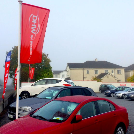 car sales flags