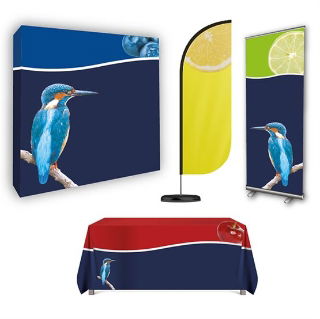 Custom Exhibition Equitment, Exhibition Equitment, Custom Designed Table Cloths