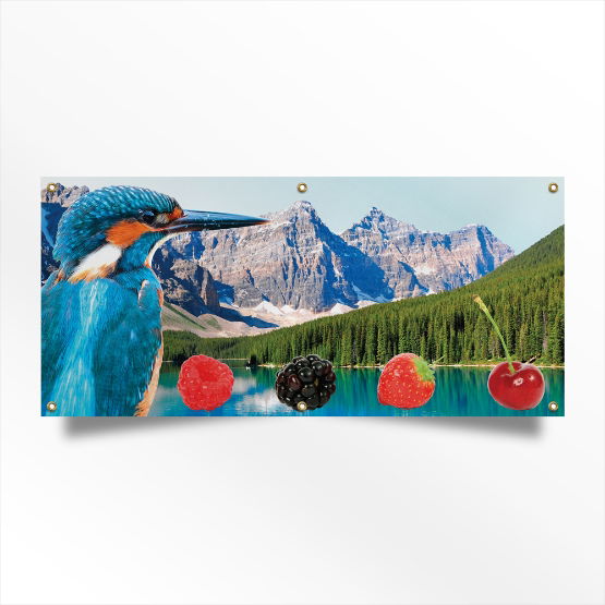 Fabric Banner Landscape Eyelet