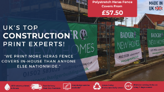 Heras Fence Banner