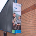 printed lamp post banners uk