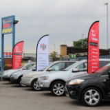 car showroom feather flags